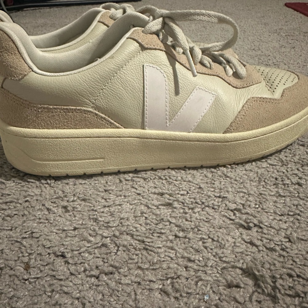 Veja Off-White and Beige Sneakers